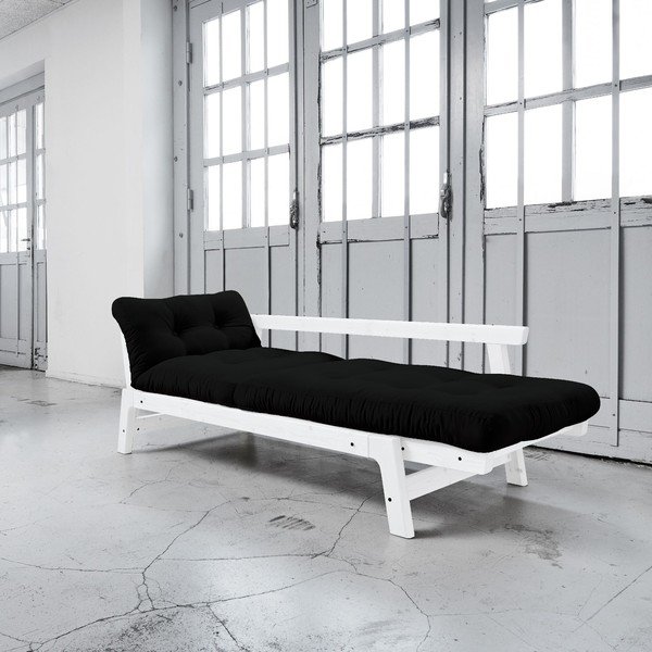 Canapea extensibilă Karup Step White/Black-image-3