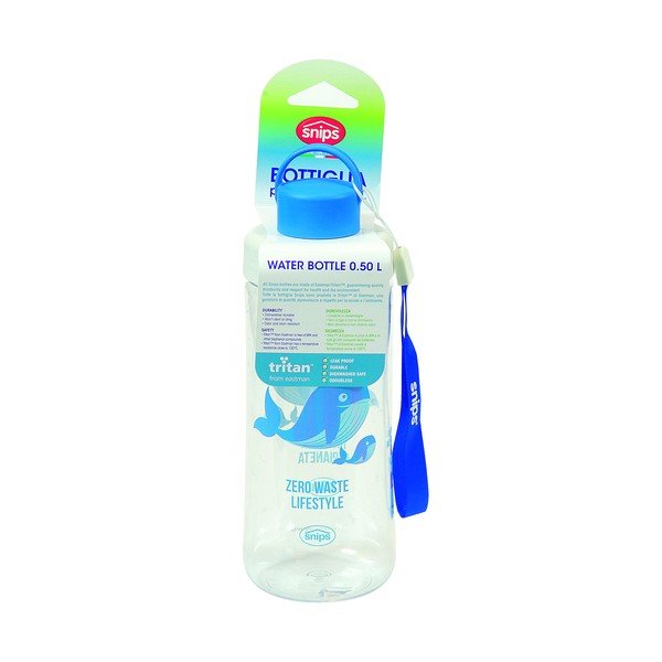 Sticlă de apă Snips Whale, 500 ml, albastru-image-4