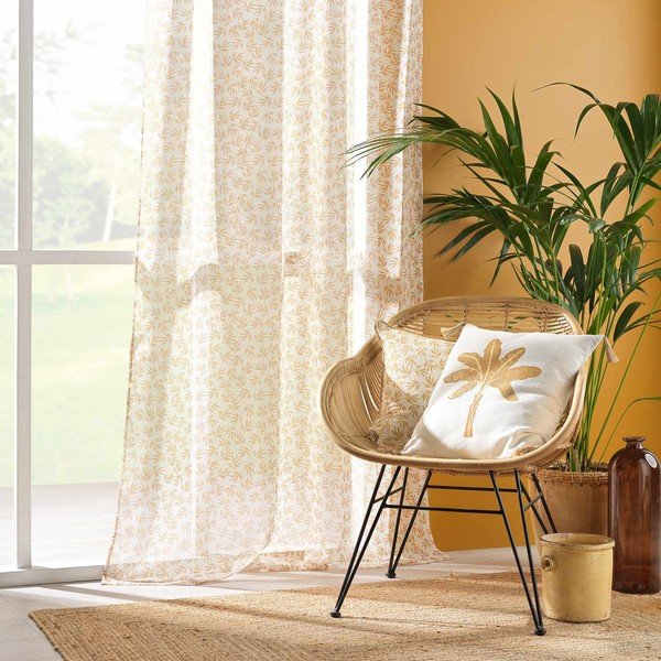 Perdea galbenă/albă 140x240 cm Maddy – douceur d'intérieur-image-3