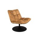 Fotoliu galben muștar cu tapițerie din catifea Bar – Dutchbone