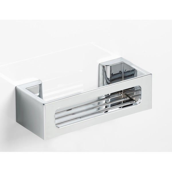 Raft de baie argintiu autoadeziv din plastic Bralia - Wenko-image-3