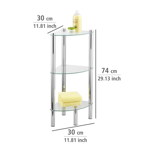 Raft de colț Wenko Corner, 3 polițe-image-4