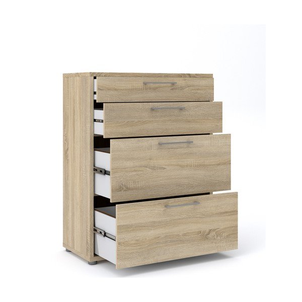 Bibliotecă modulară  cu aspect de lemn de stejar 89x113 cm Prima – Tvilum-image-2