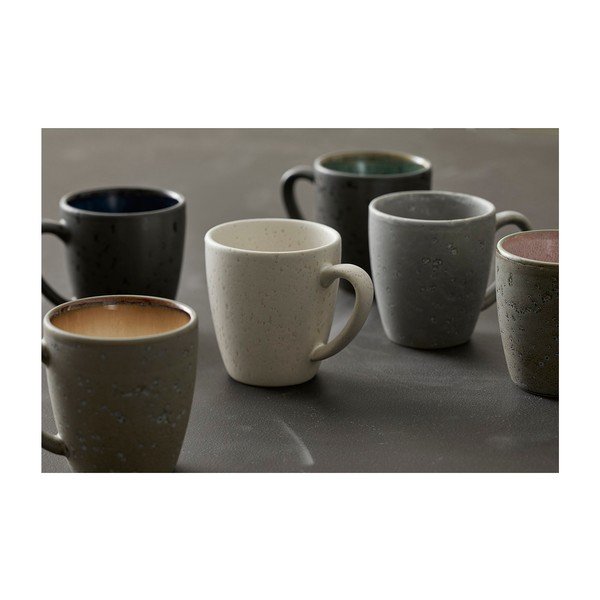 Cană neagră/albastră din gresie ceramică 190 ml Gastro – Bitz-image-1