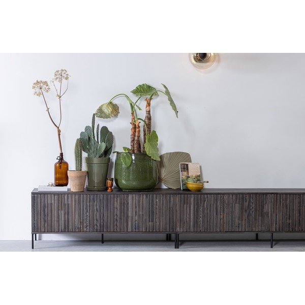 Comodă TV maro cu aspect de lemn de frasin 150x56x44 cm Gravure – WOOOD-image-1