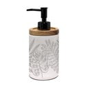 Dozator de săpun lichid alb din ceramică 46 ml Amber – douceur d'intérieur