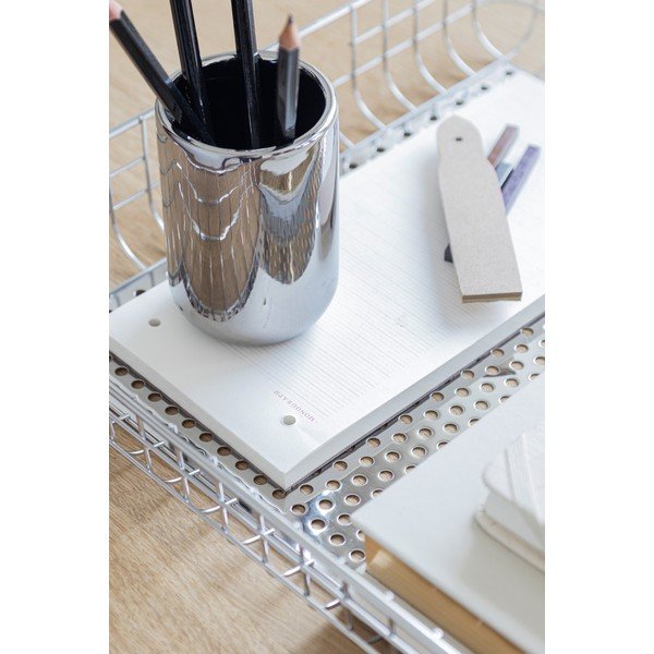 Suport pentru periuța de dinți argintiu din ceramică Lotus – Mette Ditmer Denmark-image-2