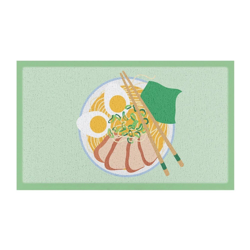 Covoras de intrare din plastic reciclat 40x70 cm Ramen Bowl – Artsy Doormats
