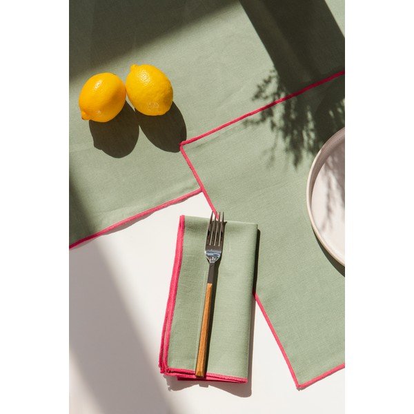 Naproane de masă 2 buc. din in 41x130 cm Contrast Edge – Really Nice Things-image-4