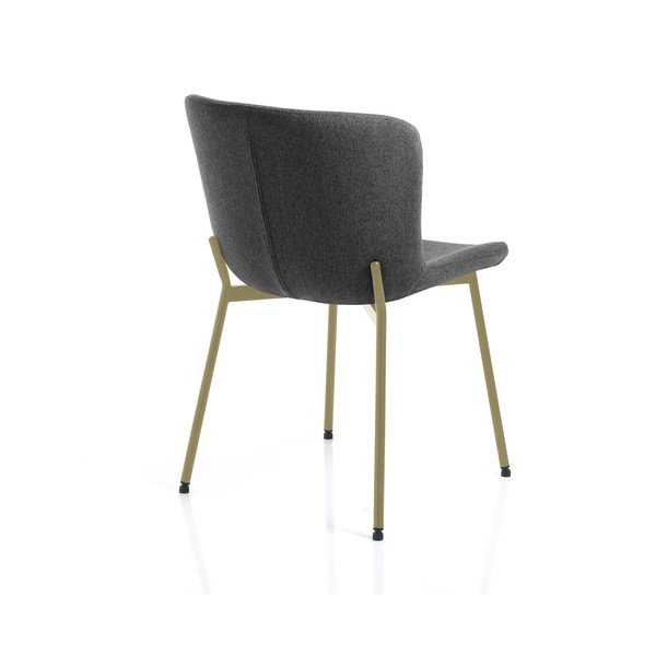 Scaune de dining gri-închis 2 buc. Snug – Tomasucci-image-3