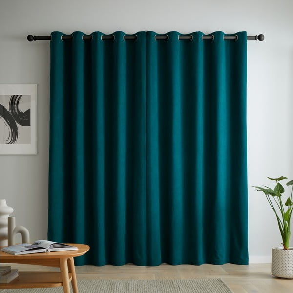 Draperii albastru-verde blackout 2 buc. 117x183 cm Wilson – Catherine Lansfield-image-3