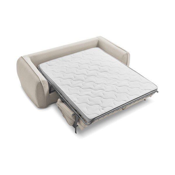 Canapea bej pentru dormitul zilnic/extensibilă 216 cm Archimede – Bobochic Paris-image-4