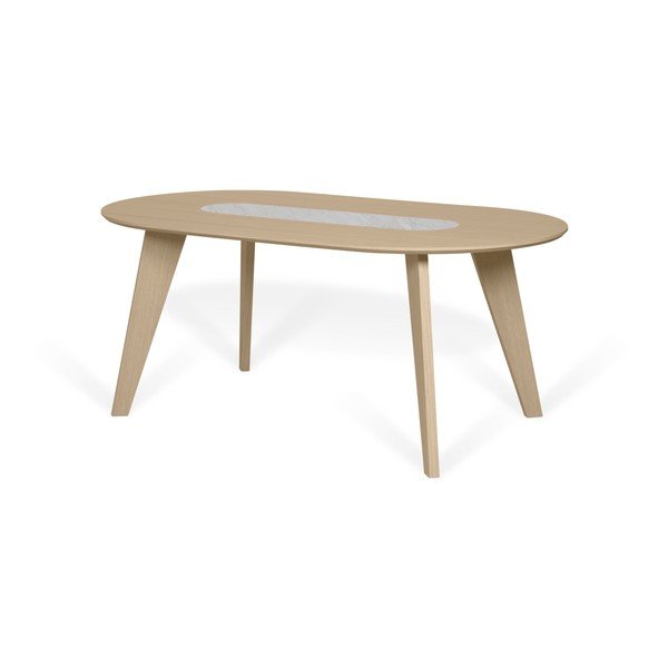 Masă dining cu blat cu aspect de lemn de stejar 180x100 cm Lago TemaHome-image-2