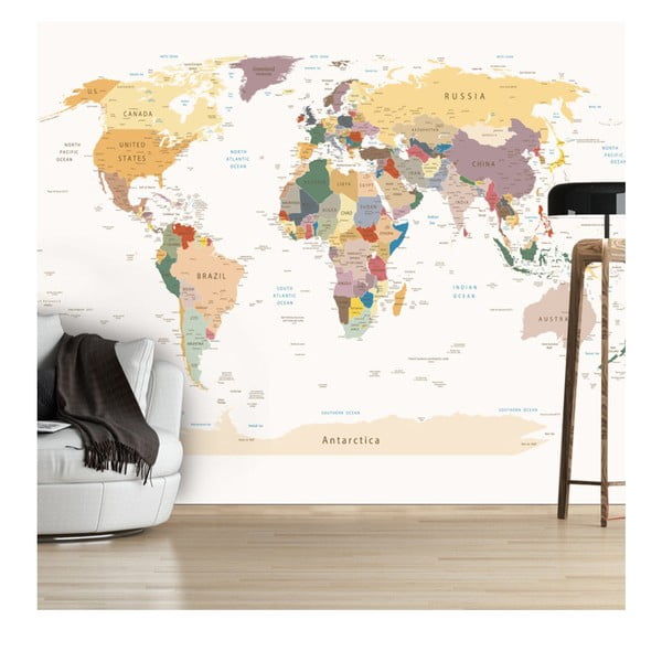 Tapet format mare Artgeist World Map, 350 x 245 cm