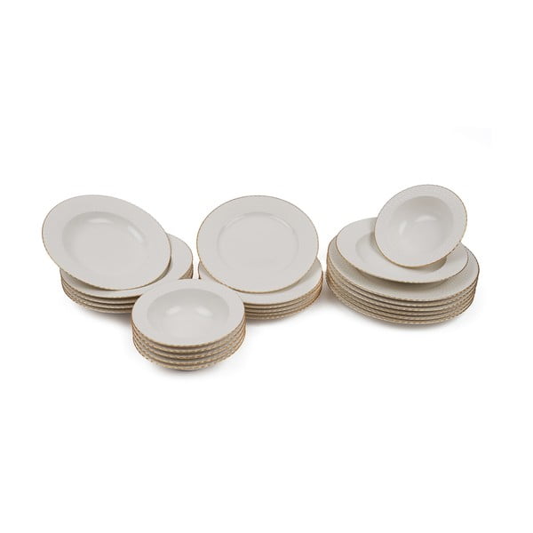 Set veselă 24 piese din porțelan Kutahya Galla-image-2