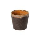 Ceașcă maro închis pentru espresso din gresie ceramică 70 ml Poterie – Casafina