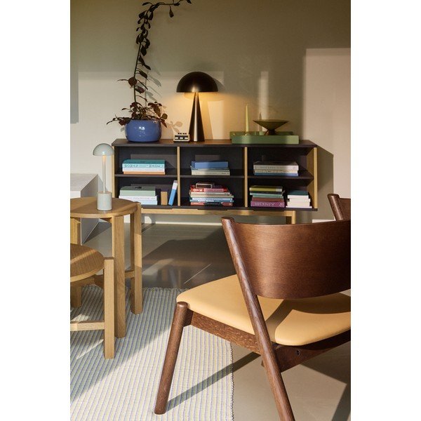 Comodă maro cu aspect de lemn de stejar 140x65x35 cm Dual – Hübsch-image-2