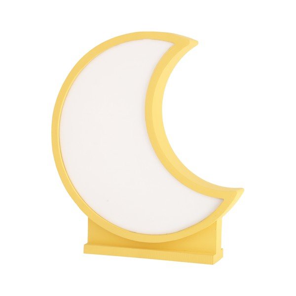 Veioză pentru copii galbenă Moon – Candellux Lighting-image-1