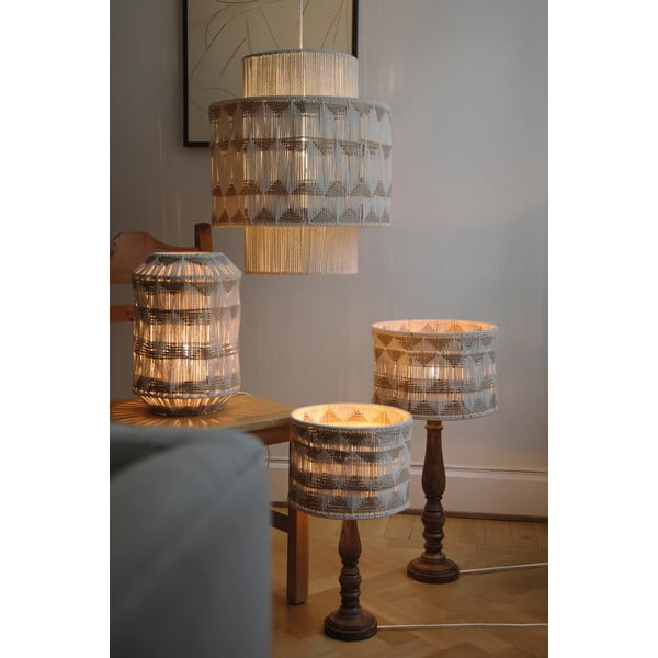 Veioză maro/în culoare naturală cu abajur textil/cu abajur din iută (înălțime 62,5 cm) Ano – Markslöjd-image-1