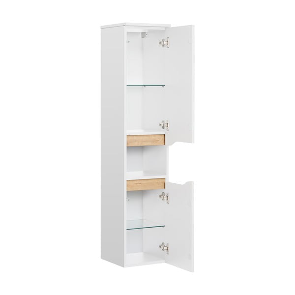 Dulap de baie alb înalt/suspendat 30x141 cm Set 857 – Pelipal-image-2