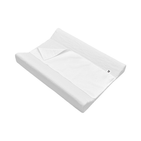 Saltea impermeabilă din in pentru schimbat BELLAMY Snow White, 50 x 70 cm, alb-image-3