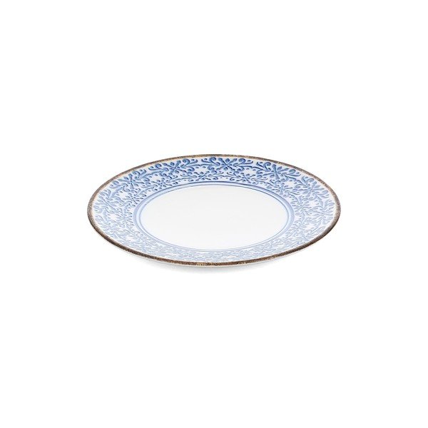 Farfurie albă/albastră pentru desert  din porțelan ø 21 cm Azul – BonBistro-image-2