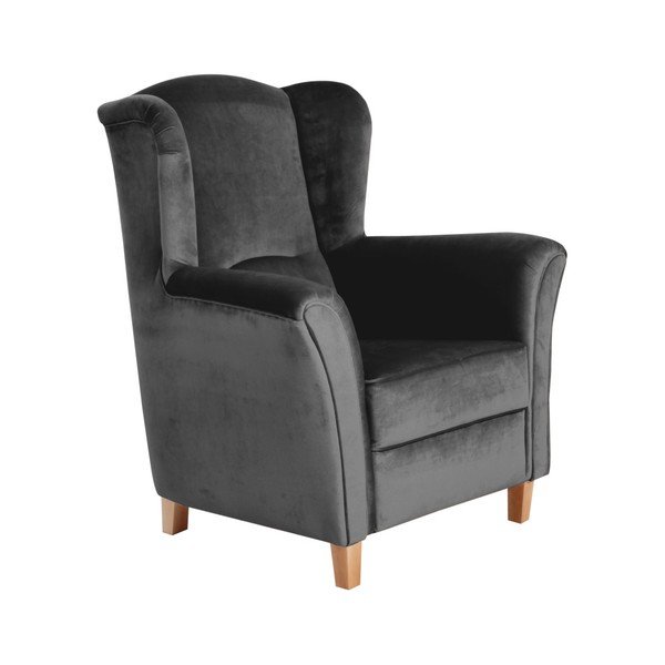 Fotoliu Max Winzer Agnetha Suede, antracit