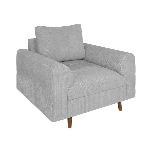 Fotoliu gri deschis Ariella – Ropez