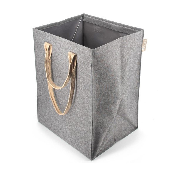 Coș de rufe gri din material textil 53 l Laundry Hub Tweed – Rolser