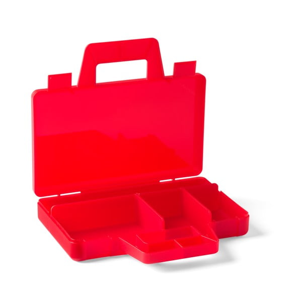 Cutie depozitare LEGO® To Go, roșu