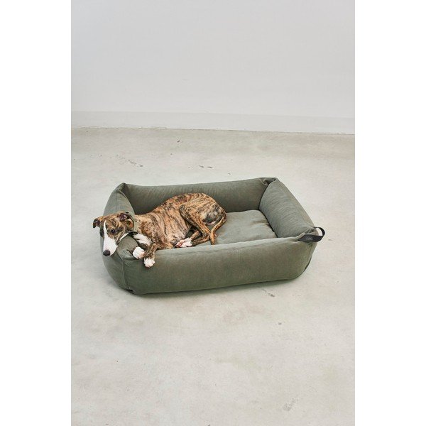 Pat pentru animale de companie verde salvie pentru câini 120x93 cm Comodo Sage L – MiaCara-image-2