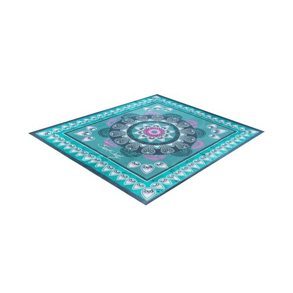 Pătură pentru plajă Sun & Surf Mandala Dino, albastru deschis-image-3