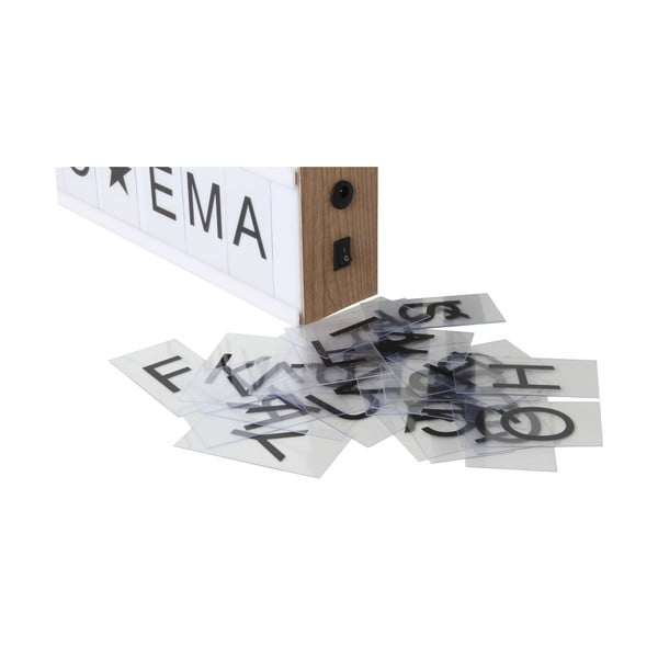 Cutie luminoasă cu 95 de caractere Opjet Boite 30x22,6cm-image-4