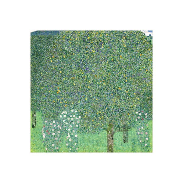Reproducere tablou Gustav Klimt - Rose Bushes under the Trees, 50 x 50 cm