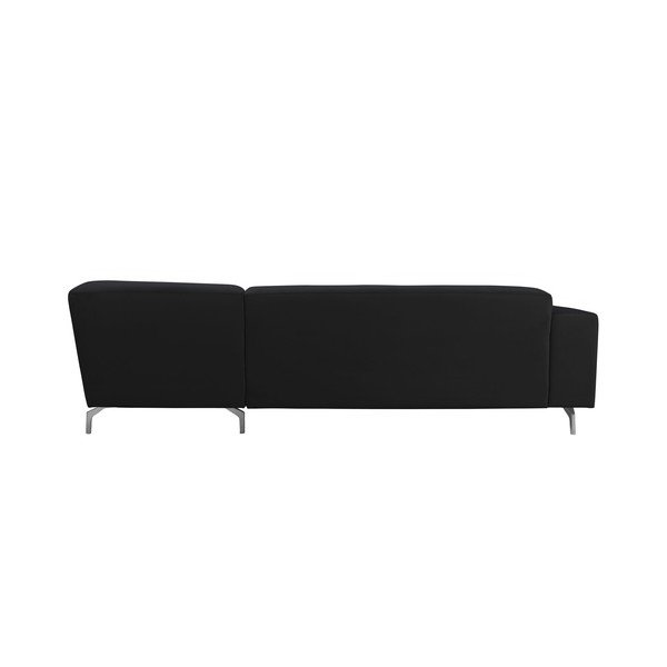 Canapea colţar Windsor & Co Sofas Orion, partea stângă, negru-image-3