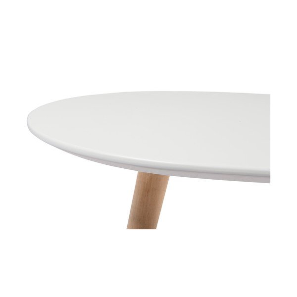 Măsuță de cafea cu picioare din lemn de fag Furnhouse Fly, 75 x 43 cm, alb-image-2