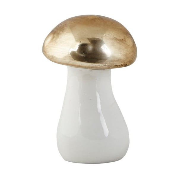 Ciupercă decorativă din ceramică KJ Collection 120 mm, auriu
