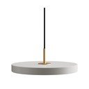 Lustră gri deschis LED cu abajur din metal ø 31 cm Asteria Mini – UMAGE