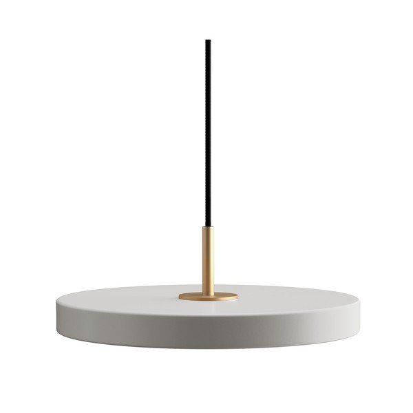 Lustră gri deschis LED cu abajur din metal ø 31 cm Asteria Mini – UMAGE