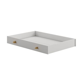 Sertar pentru sub pat de copii  70x140 cm gri deschis Cube - Pinio