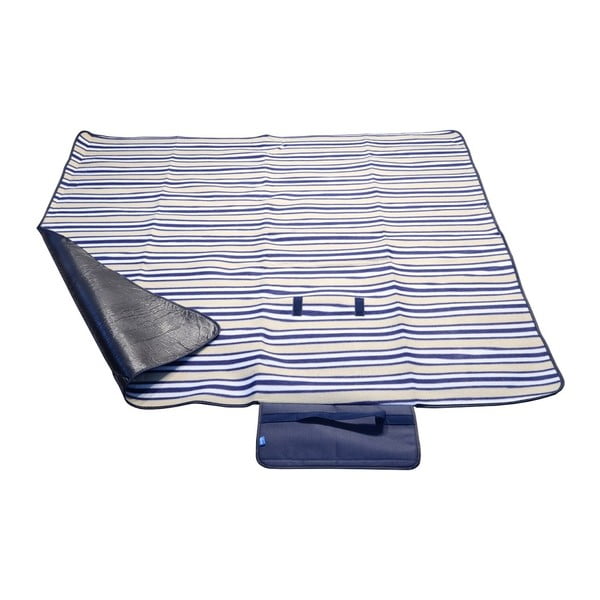 Pătură pentru picnic Cattara Fleece, 150 x 135 cm, albastru