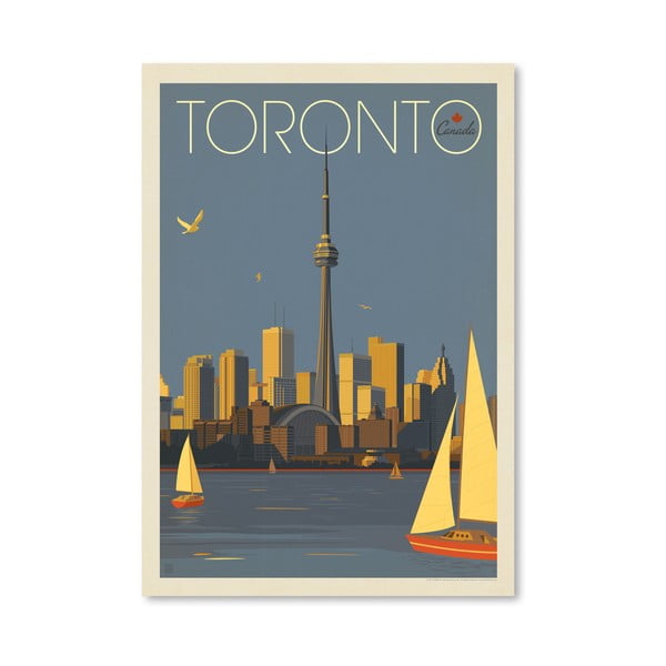 Poster Americanflat Toronto, 42 x 30 cm