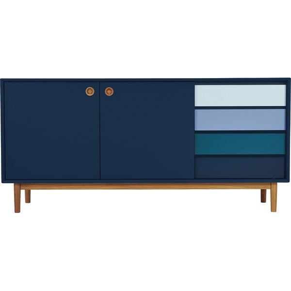 Comodă albastru-închis joasă 170x80 cm Color Box – Tom Tailor