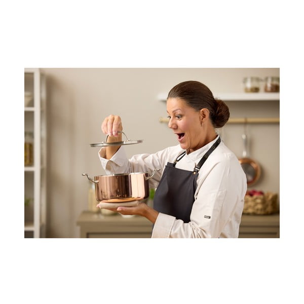 Oală cu capac din oțel inoxidabil/din cupru 3 l adecvată pentru plita cu inducție – Blomsterbergs-image-3