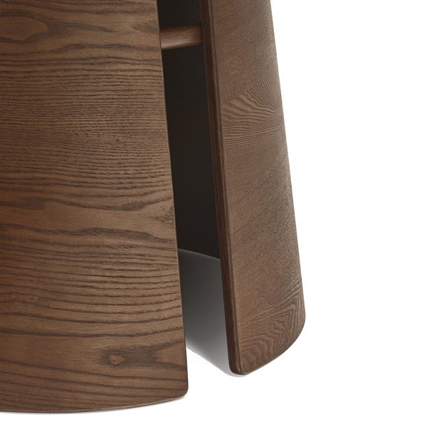 Masă de dining rotundă cu aspect de lemn de frasin ø 137 cm Cep – Teulat-image-2