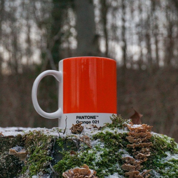 Cană portocalie din porțelan 375 ml Orange 021 – Pantone-image-3