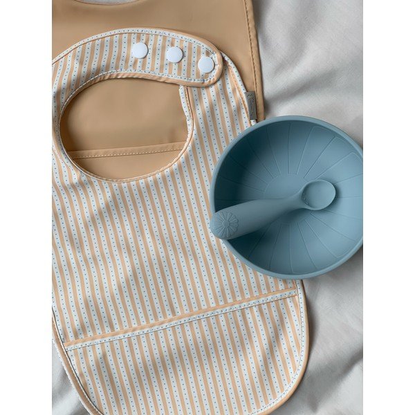 Linguri pentru copii, albastre/gri din silicon 2 buc. Midnight Mix – Cam Cam Copenhagen-image-1