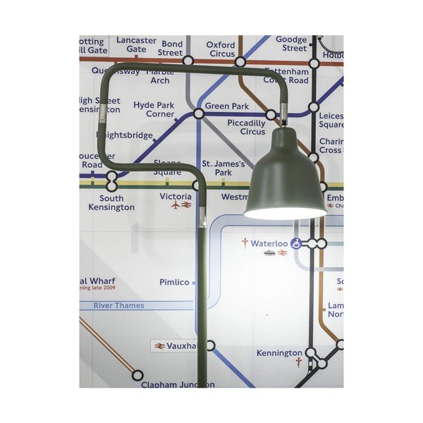 Lampadar verde cu abajur din metal (înălțime 150 cm) London – it's about RoMi-image-3