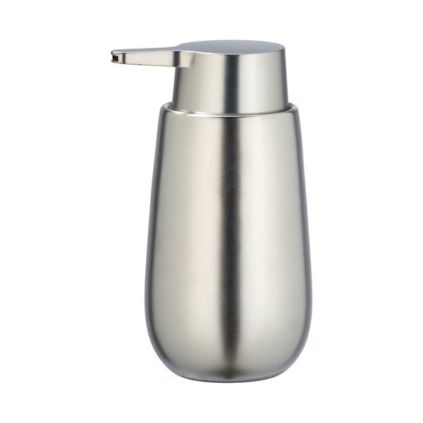 Dozator din ceramică pentru săpun Wenko Badi, arigintiu-image-2
