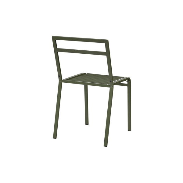 Scaun de grădină verde din metal Oto – noo.ma-image-2